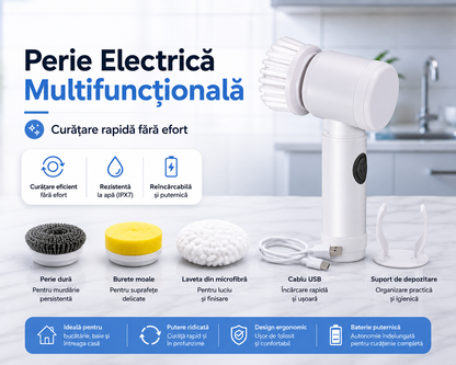 SpinScrub™ | Perie Electrică Multifuncțională